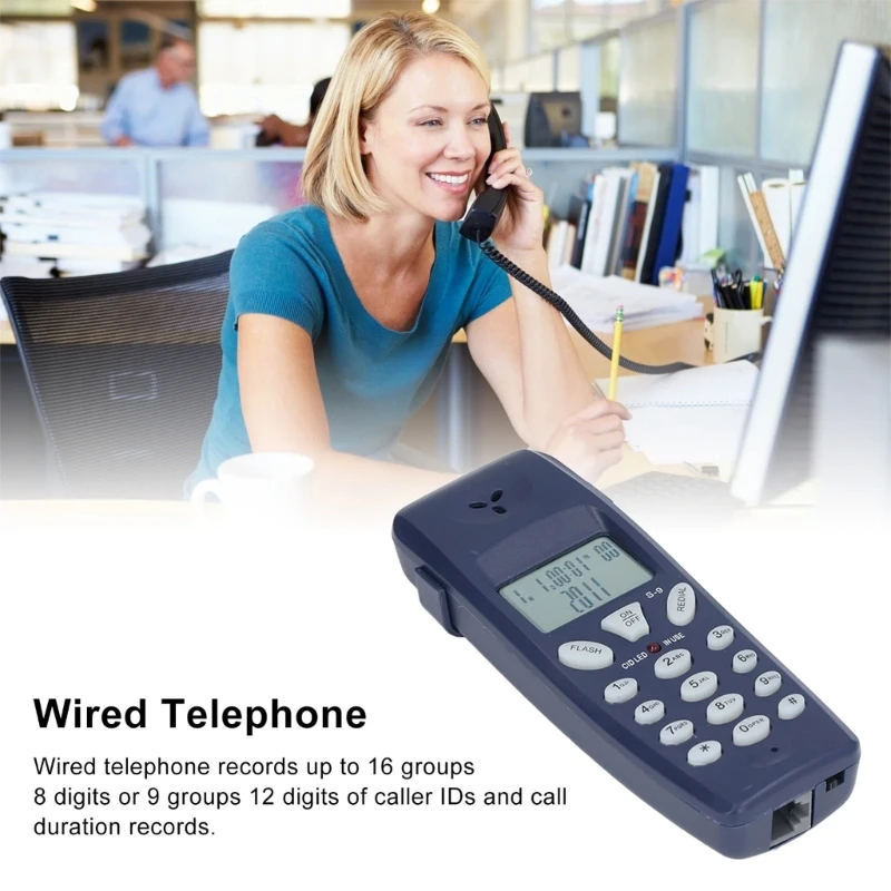 Convenient Home and Office Line Tester Phone Reliable Communication with Incoming Call Display and Line Testing