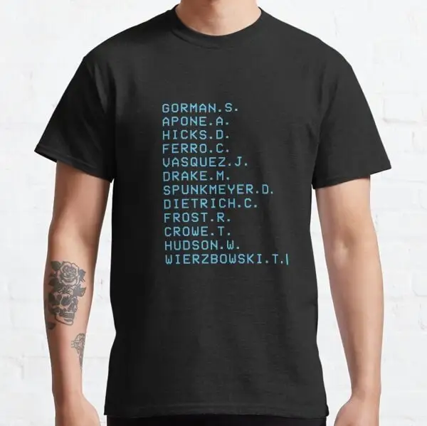 Aliens Movie Colonial Marines Death Order Classic T Shirt SweaT 40701