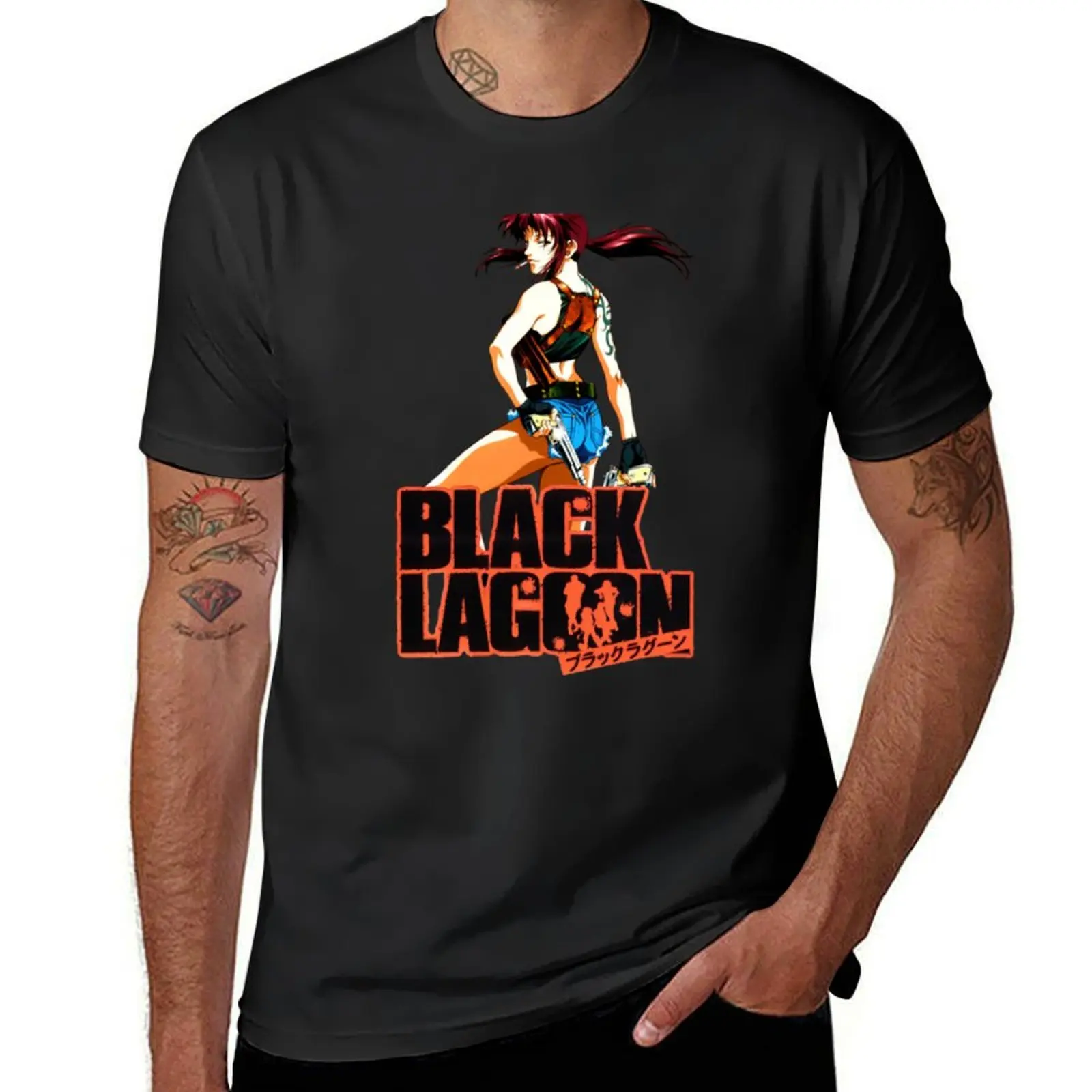Black Lagoon T-Shirt cute tops vintage clothes for men