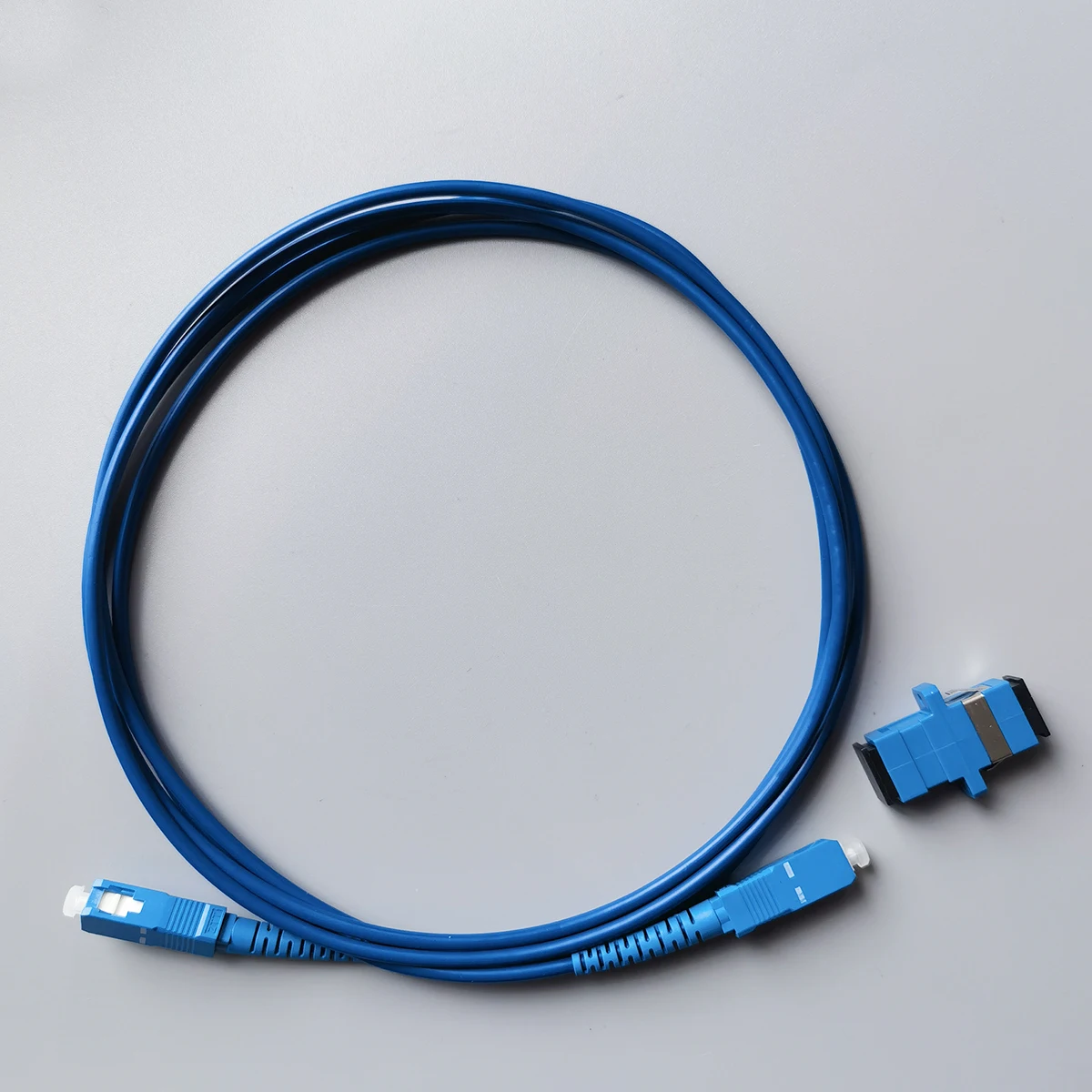 Steel Armored Fibre Opitca SC/UPC-SC/UPC Fiber Optic Patch Cord Cable 2M/3M SM FTTH Armoured Rat-Proof Extension cable