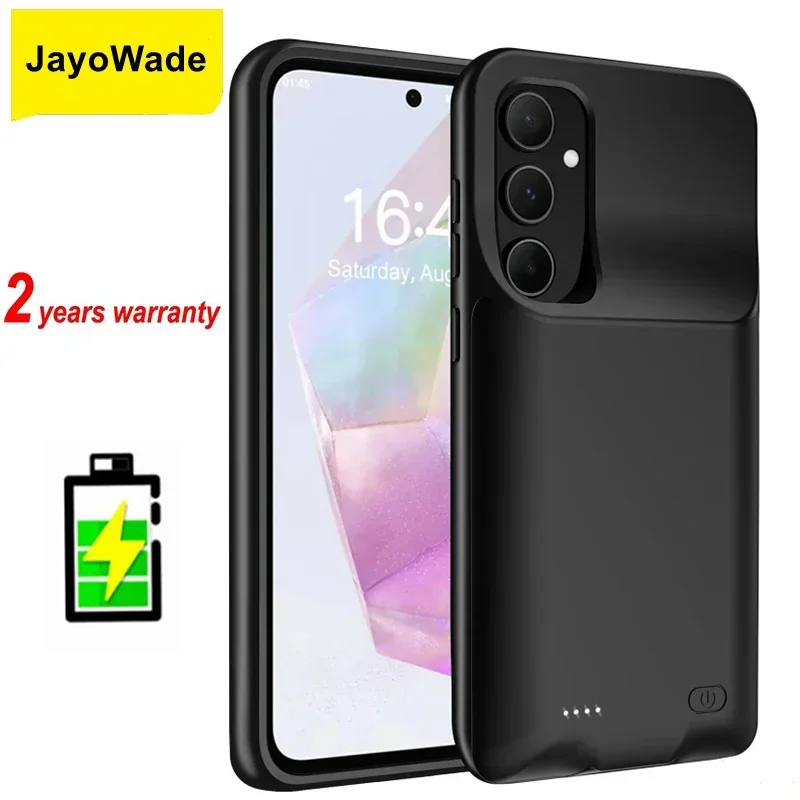 JayoWade 10000mAh for Samsung Galaxy A35 External Battery Charger Case Charging Cover Power Bank Battery Pack Portatil Batterie