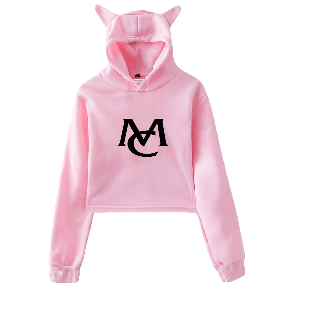 Mariah Carey Pullover Cat Cropped Hoodie Crop Top Women's Hoodie Harajuku Streetwear American Singer 2021 Kawaii Girls Clot