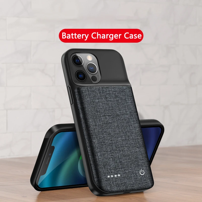 Battery Charger Case Portable Charger Power Bank 6800mAh for iPhone 15 14 Plus Pro ProMax 13 12 Mini 11 X/Xs XR Back Clip Case