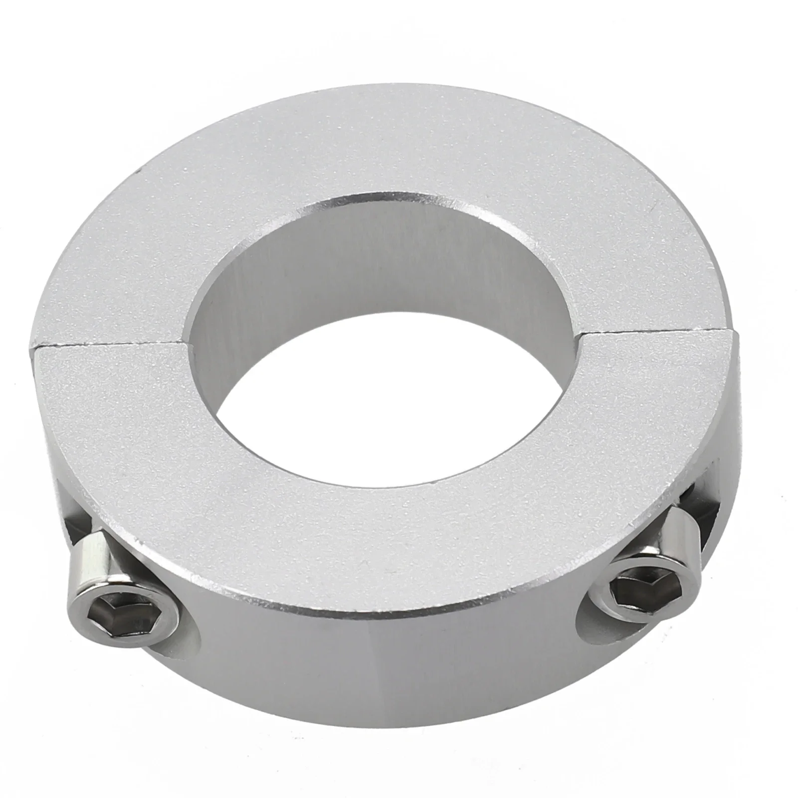 1pc Clamp Collar Double Split Fixed Rings Aluminum Alloy 13-30mm Inside Diameter Shaft Collar Clamp Type Collars Fixed Ring
