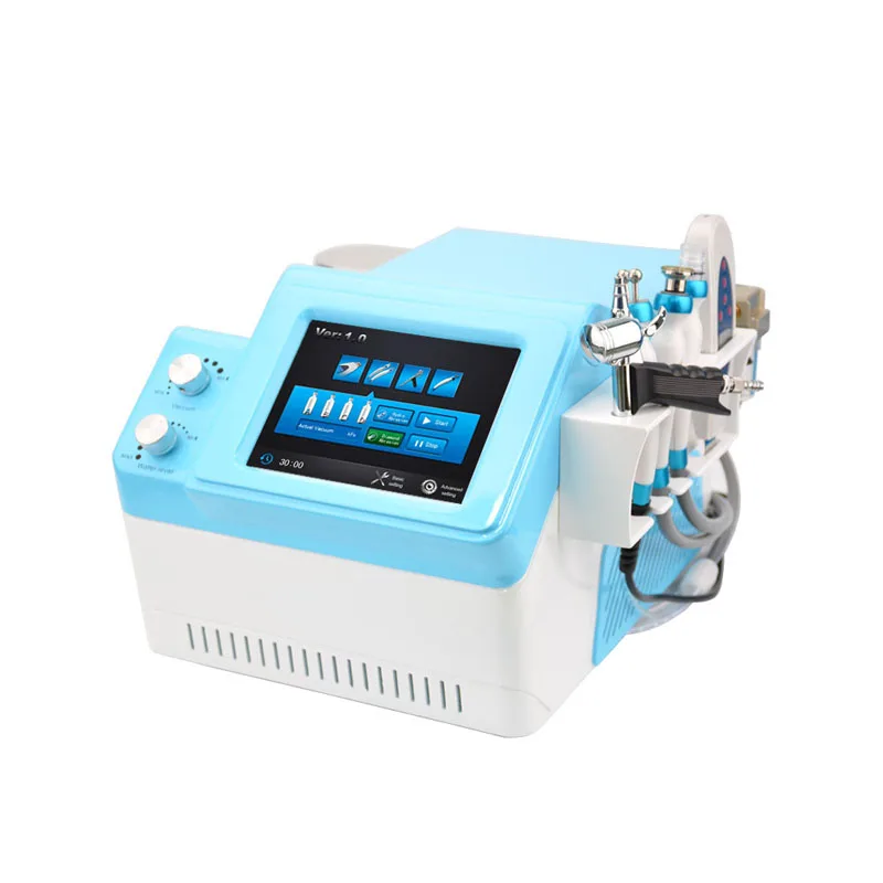 5 in 1 hydro dermabrasion bio microcurrent skin scrubber water microdermabrasion oxygen spray gun facial use sp