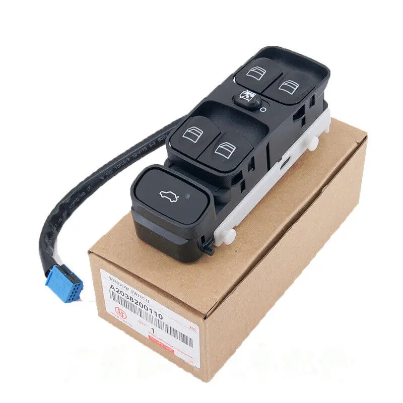 The LH main window switch is suitable for Mercedes Benz W203 C280 C320 C230 C240 C55 AMG C350-
