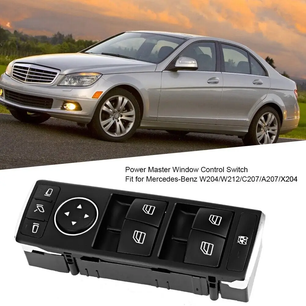 Master Power Window Switch For Mercedes E350 E550 E63 AMG C250 C300 GLK350 LEFT