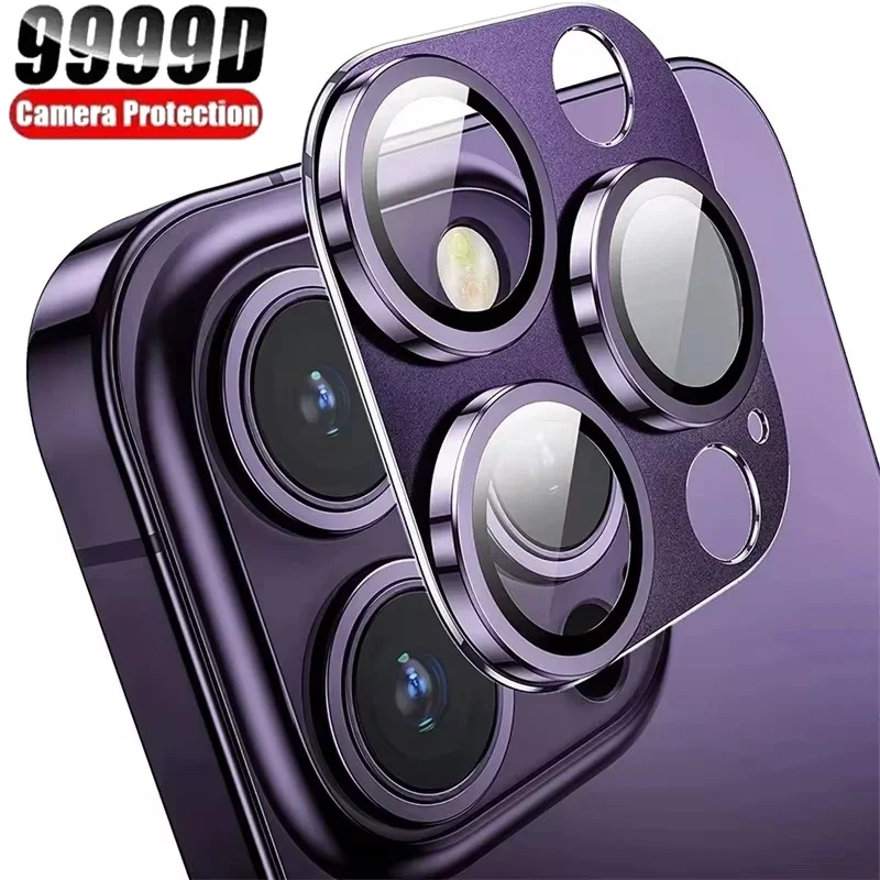 Camera Protector for iPhone 11 14 13 12 15 Pro Max Mini Full Cover Lens Tempered Glass for iPhone 15 Plus Metal Protective Cover