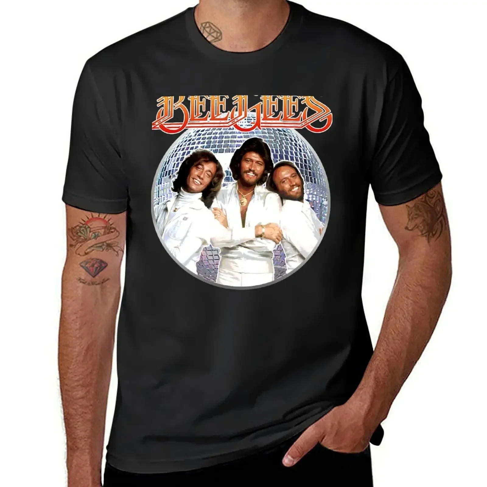 Bee Gees T-Shirt anime clothes tops fitted t shirts for men