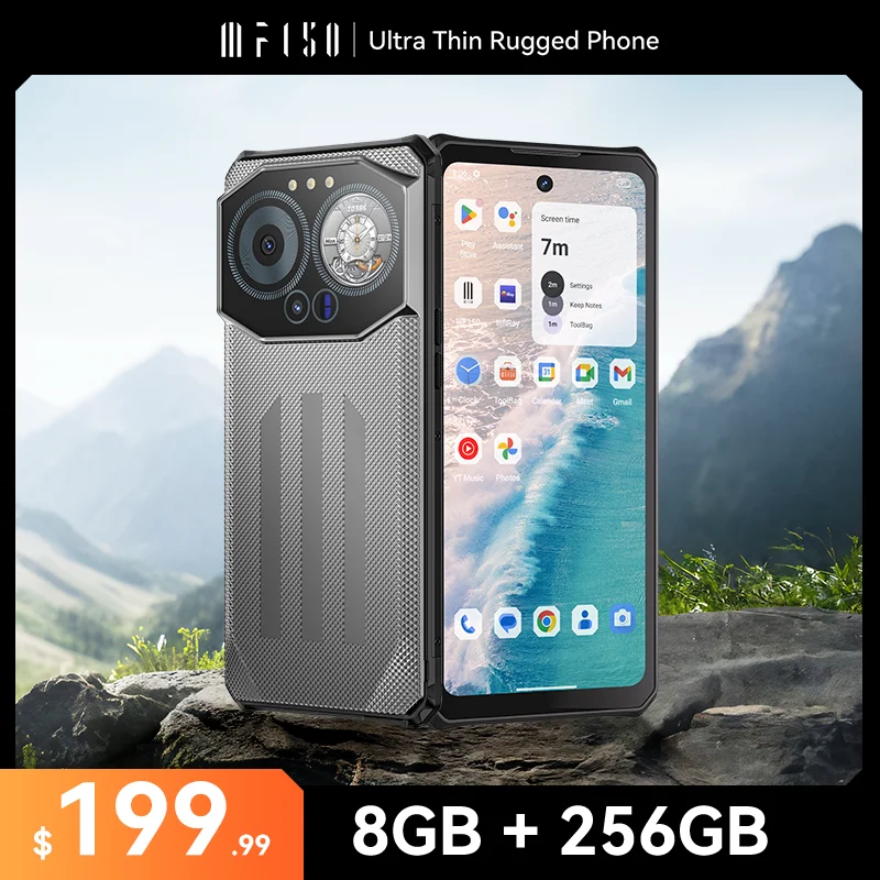 IIIF150 B3 Rugged Phone MTK G96 Android 14 Smartphone Dual Display 20GB RAM 256GB ROM 100MP Camera 10800mAh 15.85mm Ultra-Thin