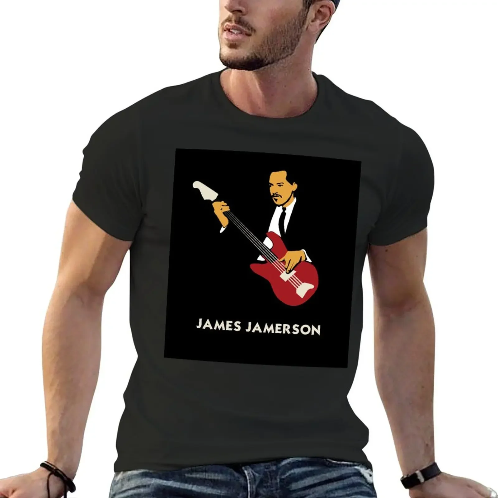 JAMES JAMERSON T-shirt anime clothes aesthetic clothes customs design your own oversizeds mens t shirt