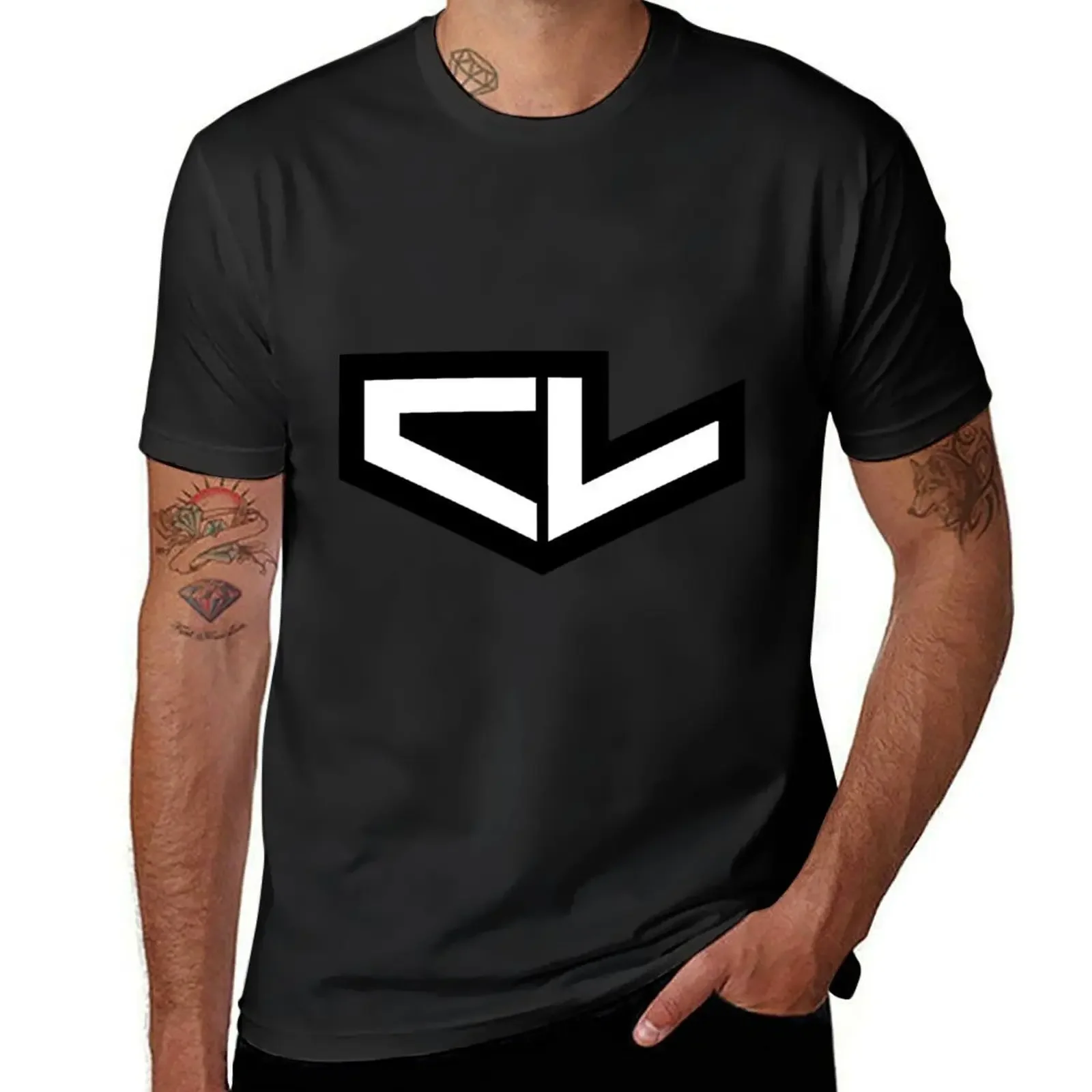 F1 - Charles Leclerc CL Sticker T-Shirt customs design your own tops Short sleeve tee boys whites mens fashion