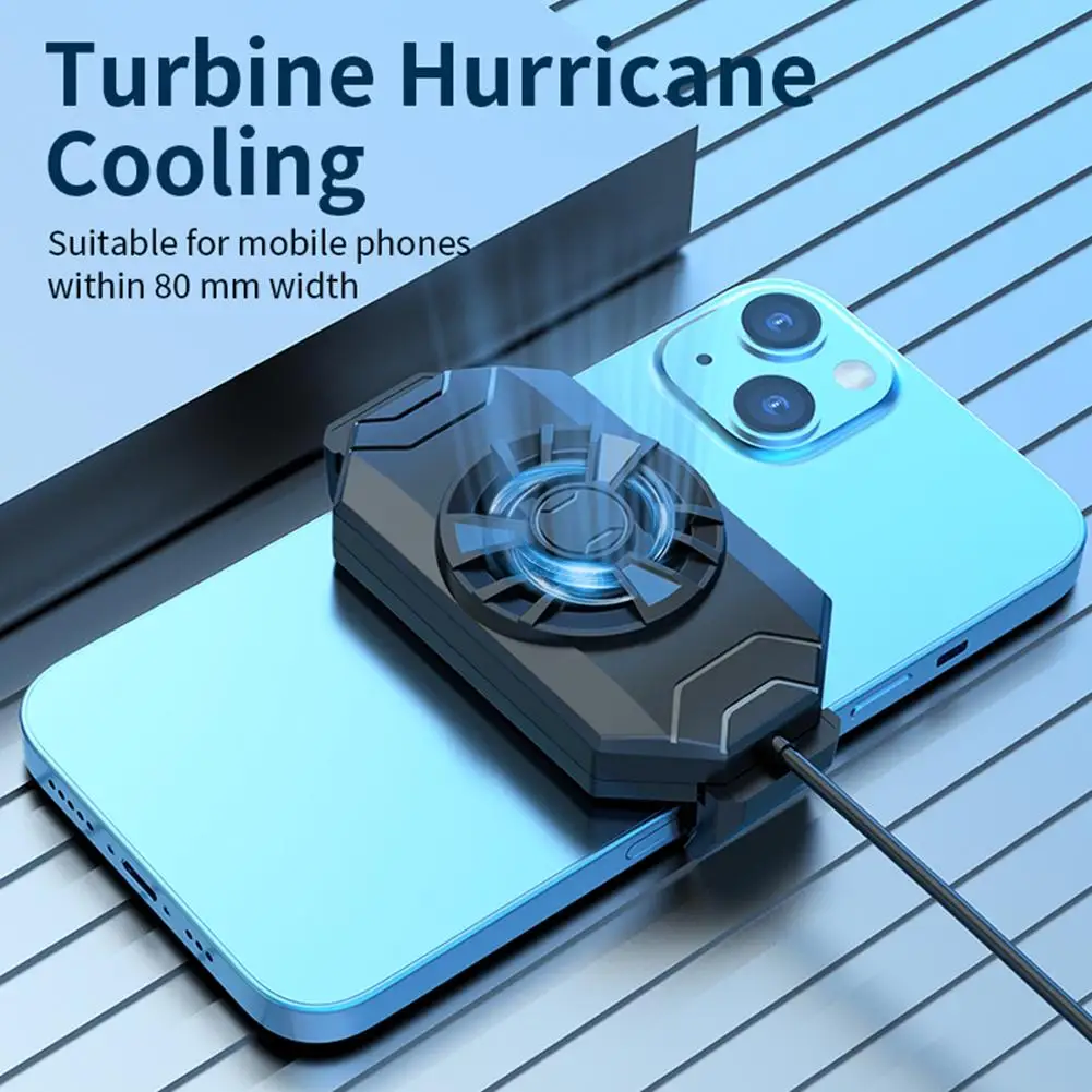 Universal Mobile Phone Accessories Fast Cooling Mute Mini Mobile Game Game Phone Artifact Cooling Air-cooled Fan Radiator J4Q8