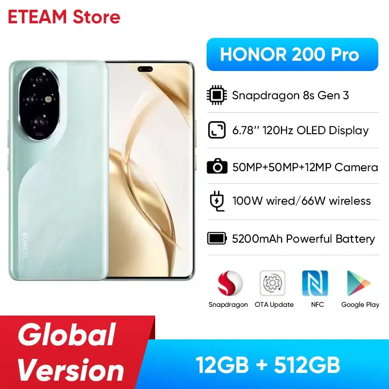 Global Version HONOR Magic V5 5G Foldable SmartPhone Snapdragon 8 Elite 7.95" OLED HDR 120Hz Display 5820mAh Battery NFC IP