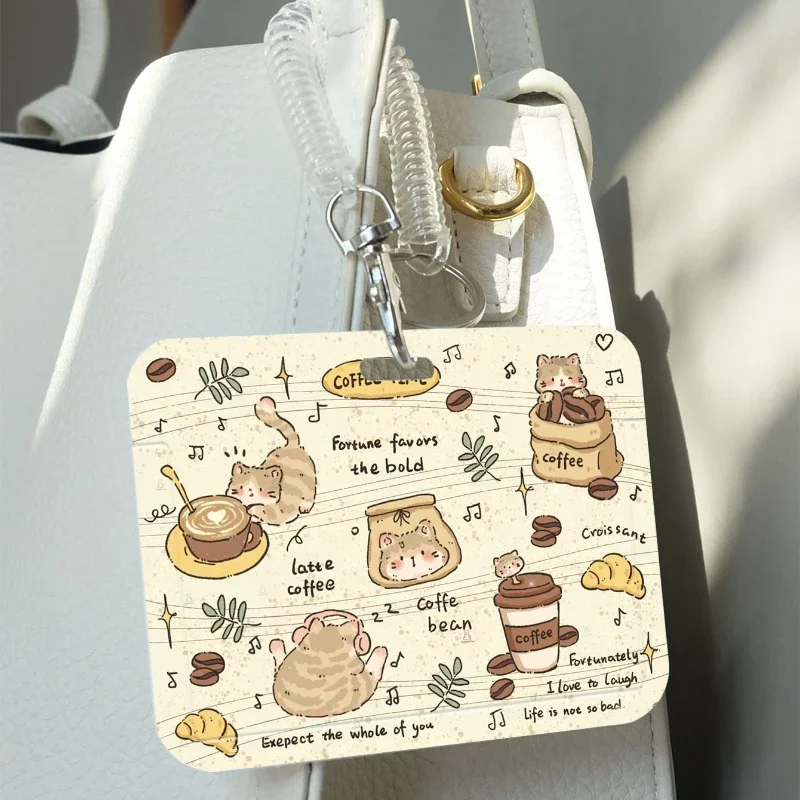 Cartoon Business Card Holder Suitable for Bank ID Holders Badge Child Bus Card Protective Shell Wallets Pendant Gifts Door Card