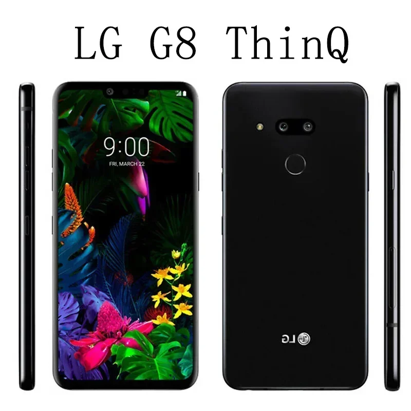 Unlocked Original LG G8 ThinQ CellPhone 4G LTE G820UM G820N Android SmartPhone Octa Core 6.1 inches Dual Camera NFC Mobile Phone