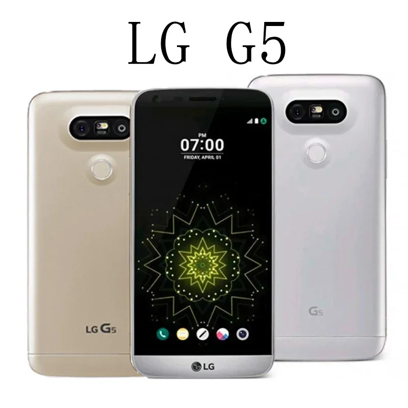 Unlocked Original LG G5 F700 H820 H850 4G Mobile Phone Fingerprint 4+32GB 16MP+8MP 5.3'' IPS LCD Screen Quad-Core Andr