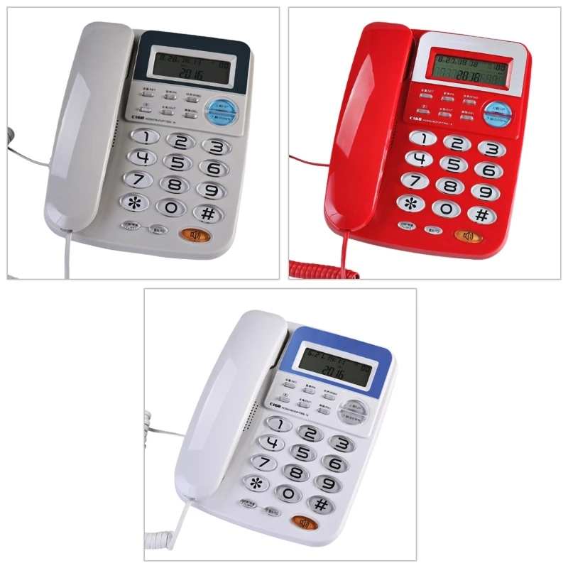 C168 Business Telephone With 62 Storage Number 5 Local Area Codes VIP Call
