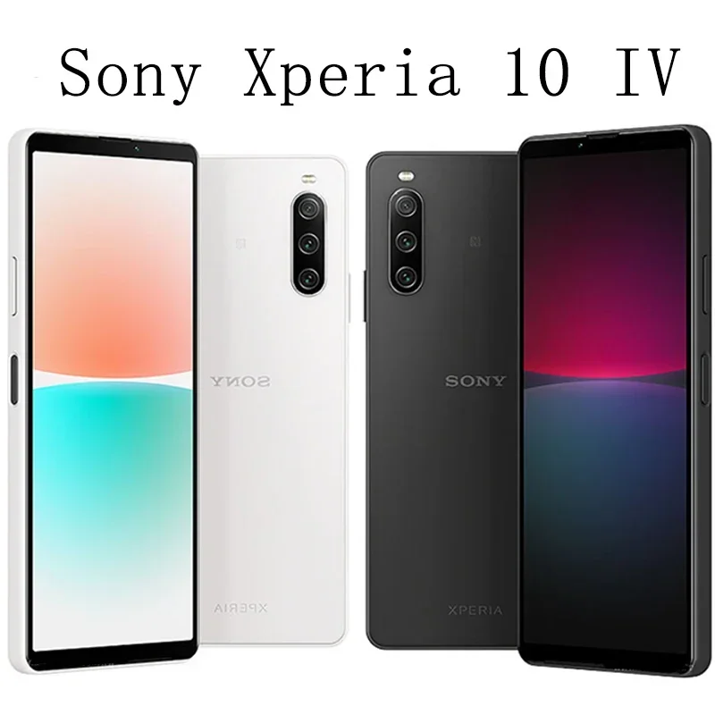 Original Sony Xperia 10 IV 5G XQ-CC54 XQ-CC72 6GB+128GB ROM 6.0" OLED Triple Cameras Snapdragon 695 Octa-Core 10 IV Smart P