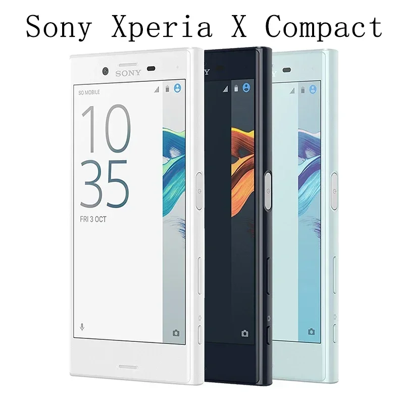 Unlocked Original Sony Xperia X Compact F5321 SO-02J 4G Mobile Phone 4.6'' 3GB RAM 32GB ROM WiFi CellPhone Android Sma