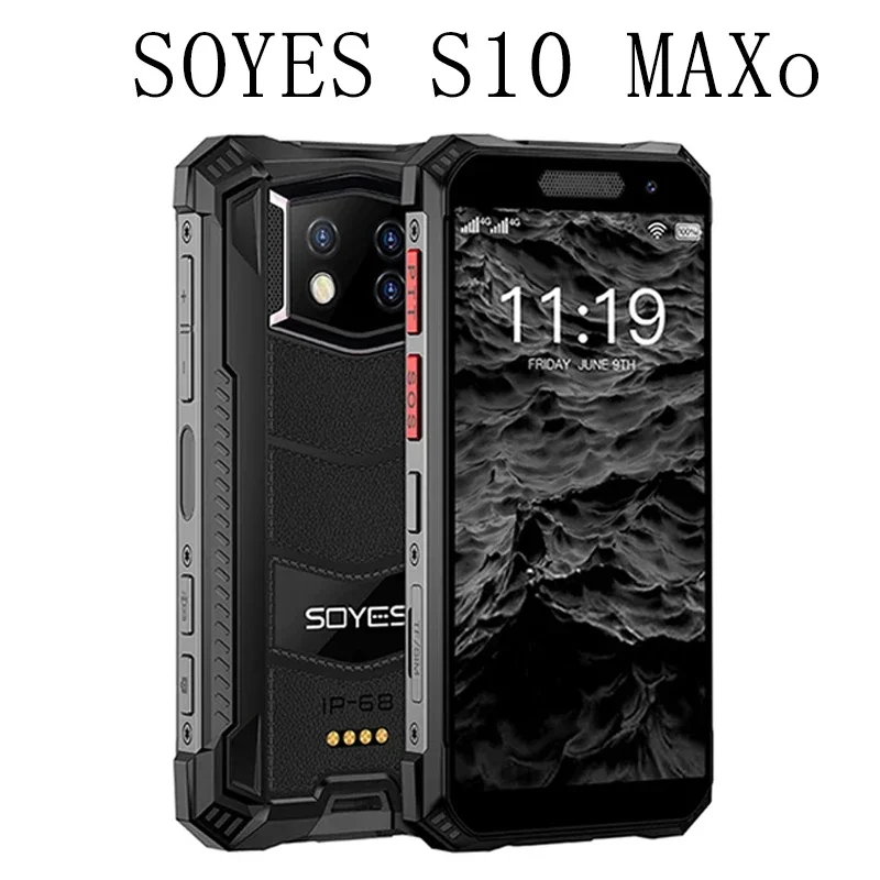 SOYES S10 MAXo Mini Rugged Smartphone Android 11 Octa Core 8GB RAM 258GB ROM IP68 Face ID Unlock PTT Mobile Phone
