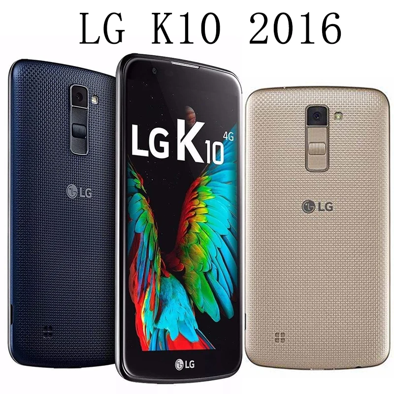 LG K10 (2016) Smartphone 16GB ROM 1GB RAM Mobile 4G LTE Octa Core Rear Camera 13MP 5.3" Unlocked Original Cell Phone Blueto