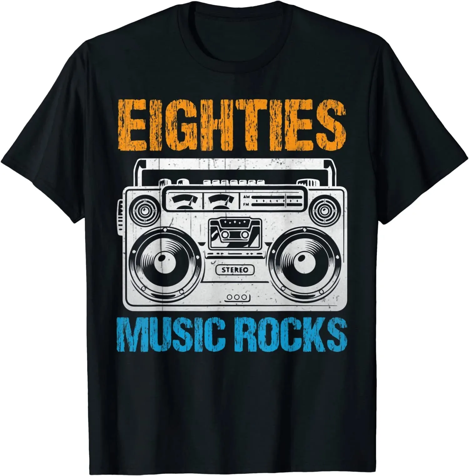 Eighties Music - Funny 80s Birthday Party Theme Gift T-Shirt