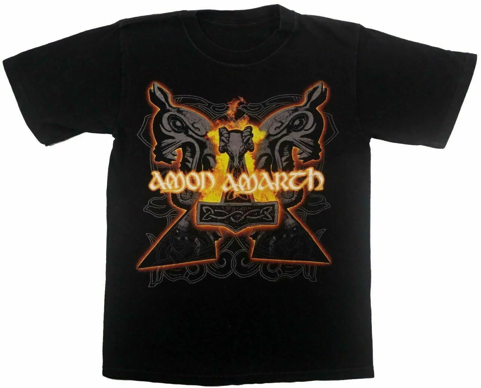 Amon Amarth Vintage Death Metal T Shirt Wrath Of The Norsemen Tour 2007 Small