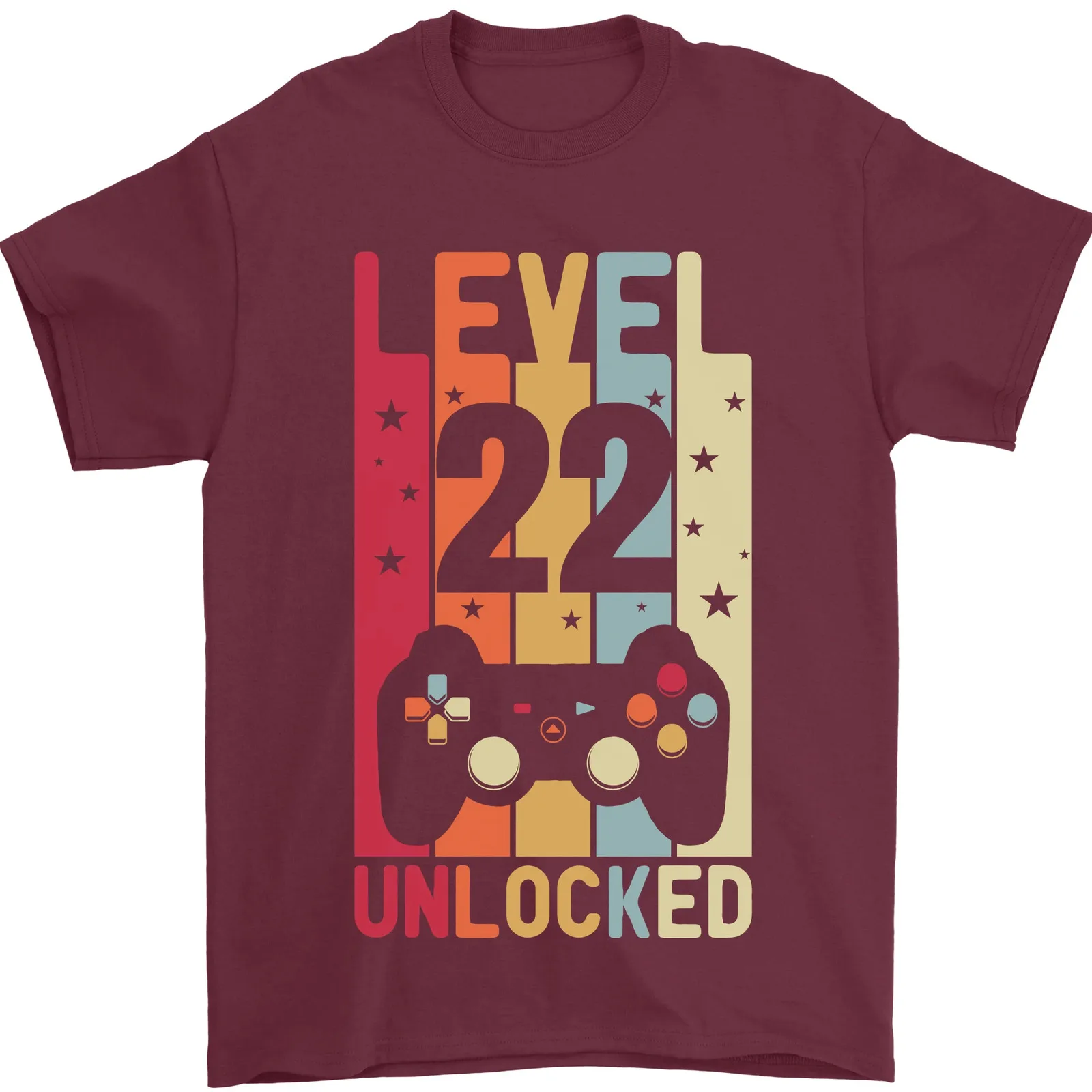 22nd Birthday 22 Years Old Level Laced Play Mens 100% Cotton