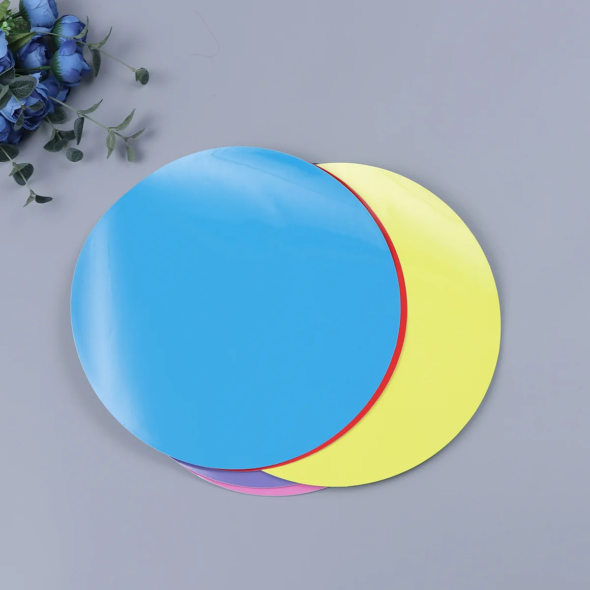 20 Pcs Dry Erase Dot Decal Removable Vinyl Dot White Board Applique Changeable Letter Boards Presentation Supplies Office School