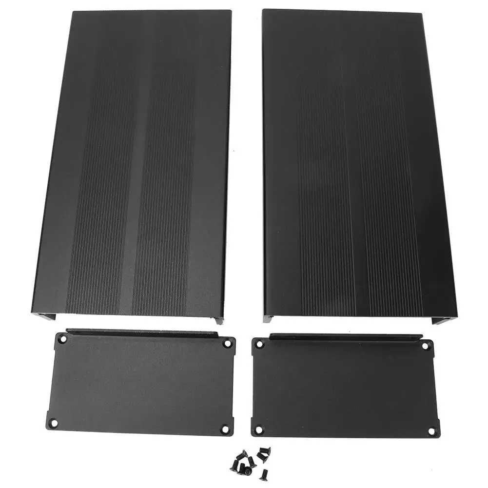 Aluminum Cooling Enclosure Box for electronic Circuit Board Projects - 106 x 200mm, Ideal for Decoders & Controllers