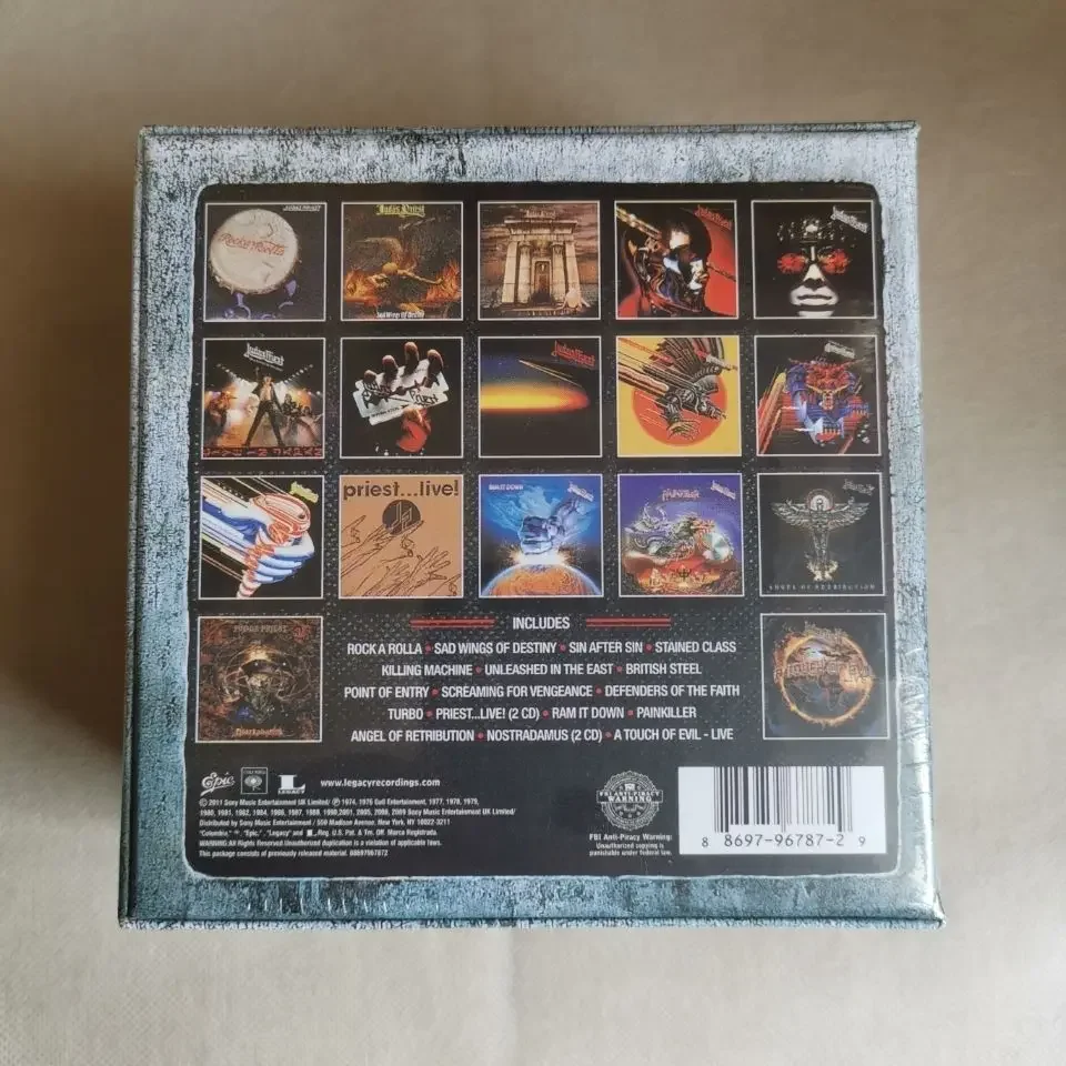 The most influential British band in the world Heavy metal band Metal God Complete Collection 19CD Collection Gift Box Music CD