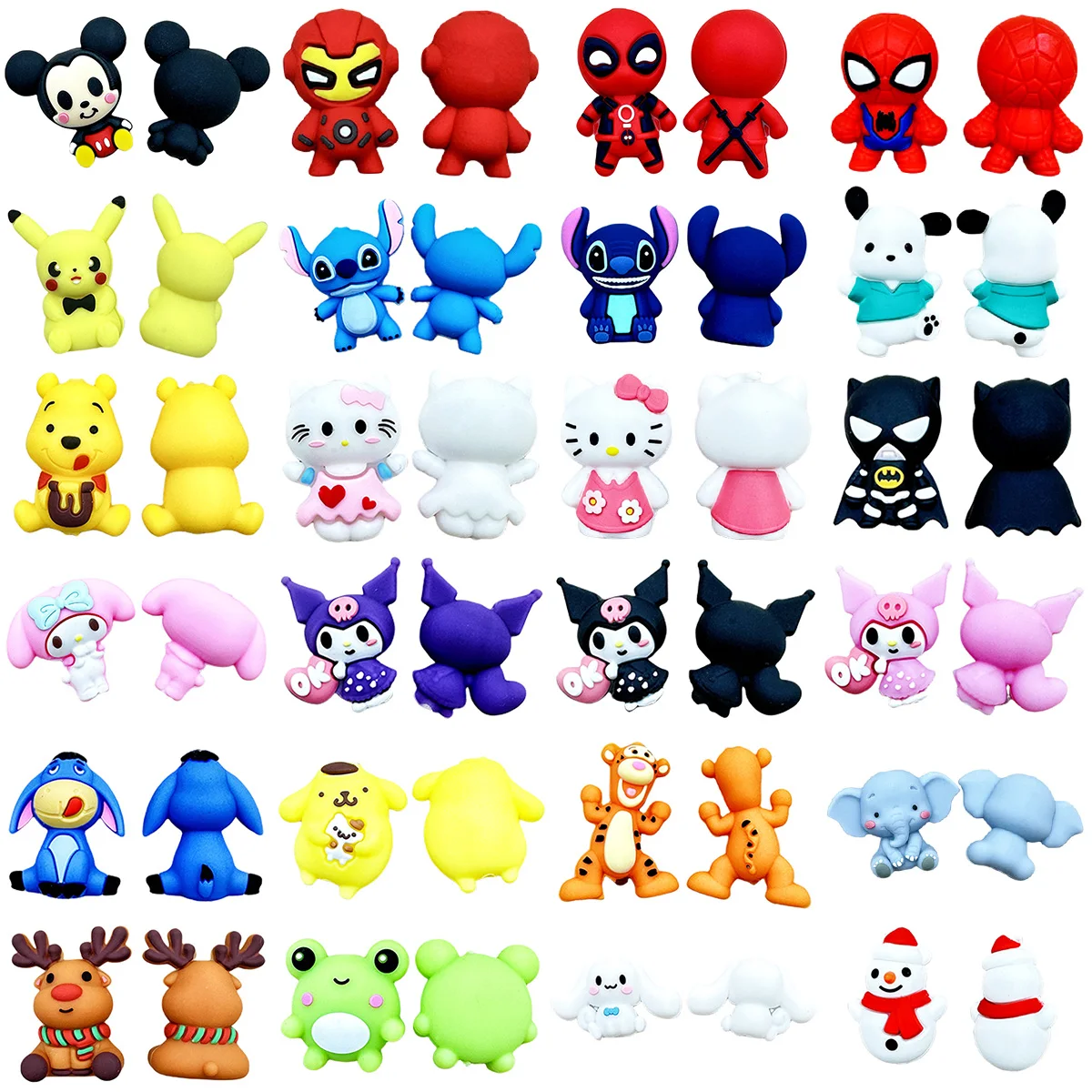 10PCS 3D Silicone Bead 3D Silicone Trend Beads Baby Pendant Toy DIY String Pen Beads Nipple Chain Jewelry Handmade Accessories