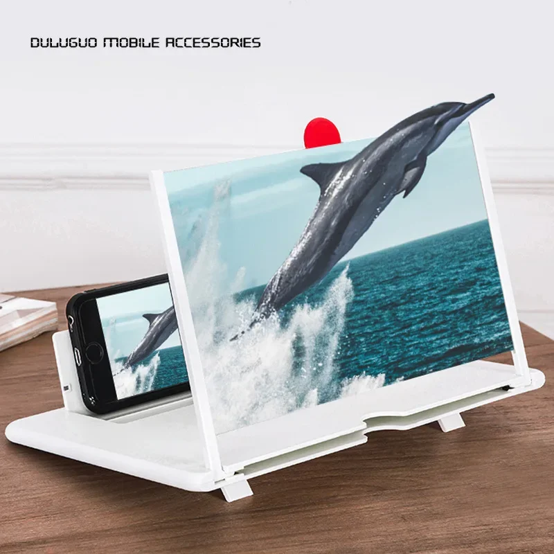 10/12 Inch Mobile Phone Amplifier Multi Functional High-definition Screen Magnifying Glass 3D Screen Enlarge Phone Accessories