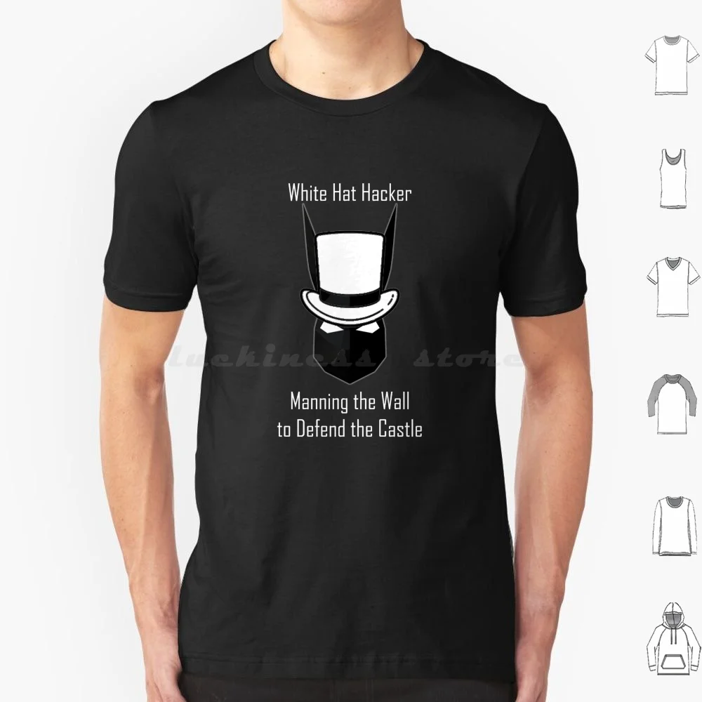 White Hat Hacker The Castle T Shirt 6xl Cotton Cool Tee Cybersecurity It Security Hacker