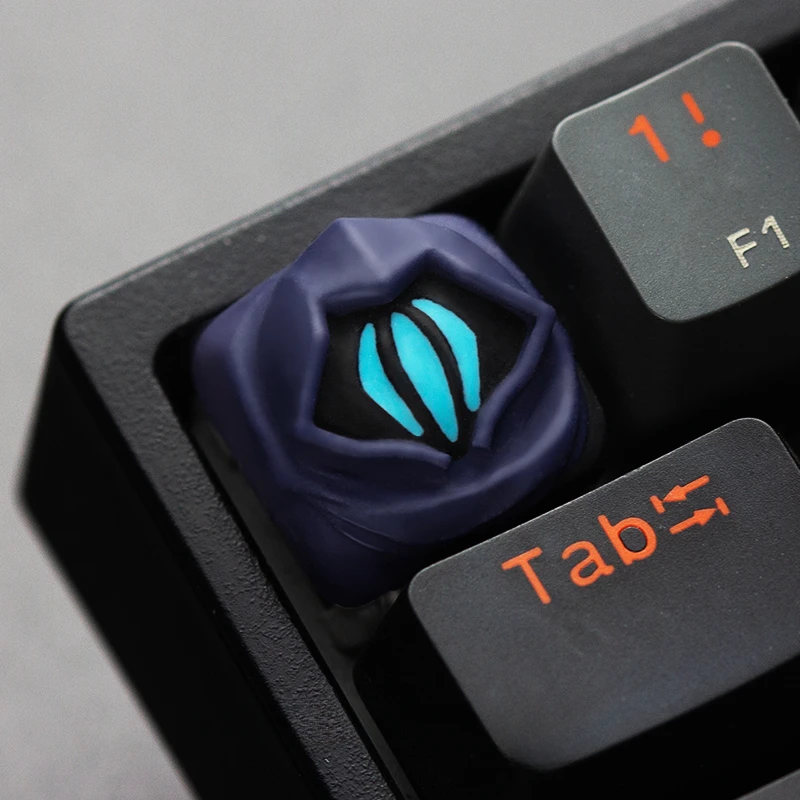Omen Gaming Keycaps Resin Artisan Keycaps for Mechanical Keyboard Accessories Gift Killjoy Sage Custom Keyboard Caps MX Switch