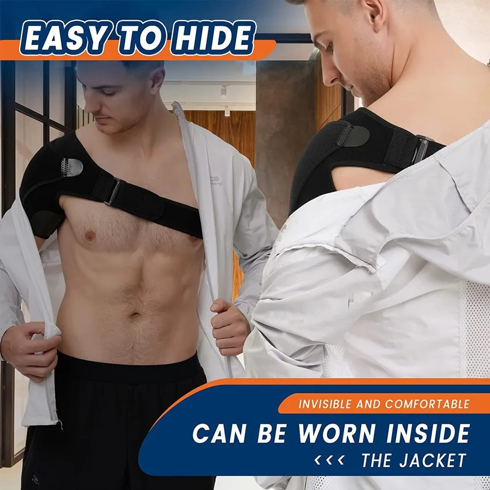 Shoulder Brace for Torn Rotator Cuff, Shoulder Pain Relief, Support & Compression, Sleeve Wrap for Shoulder Stability & 