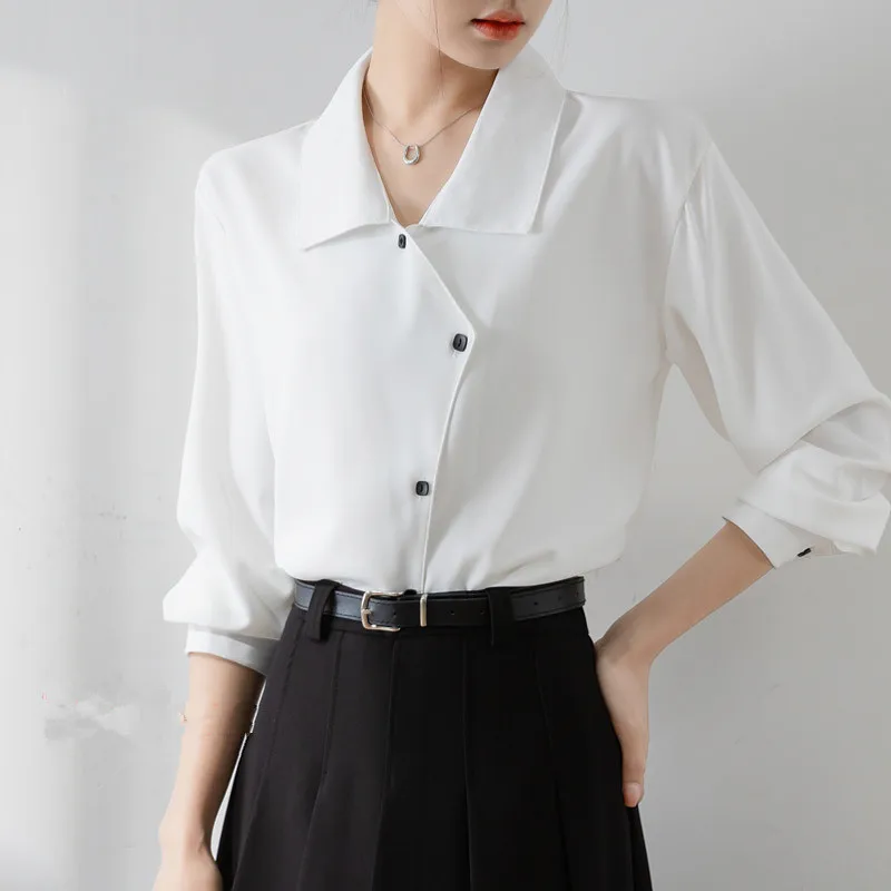 Women Spring Autumn Blouses Shirts Long Sleeve Blusas Tops Casual Ladies Clothes Korean Style Fashion Female Shirt Trend
