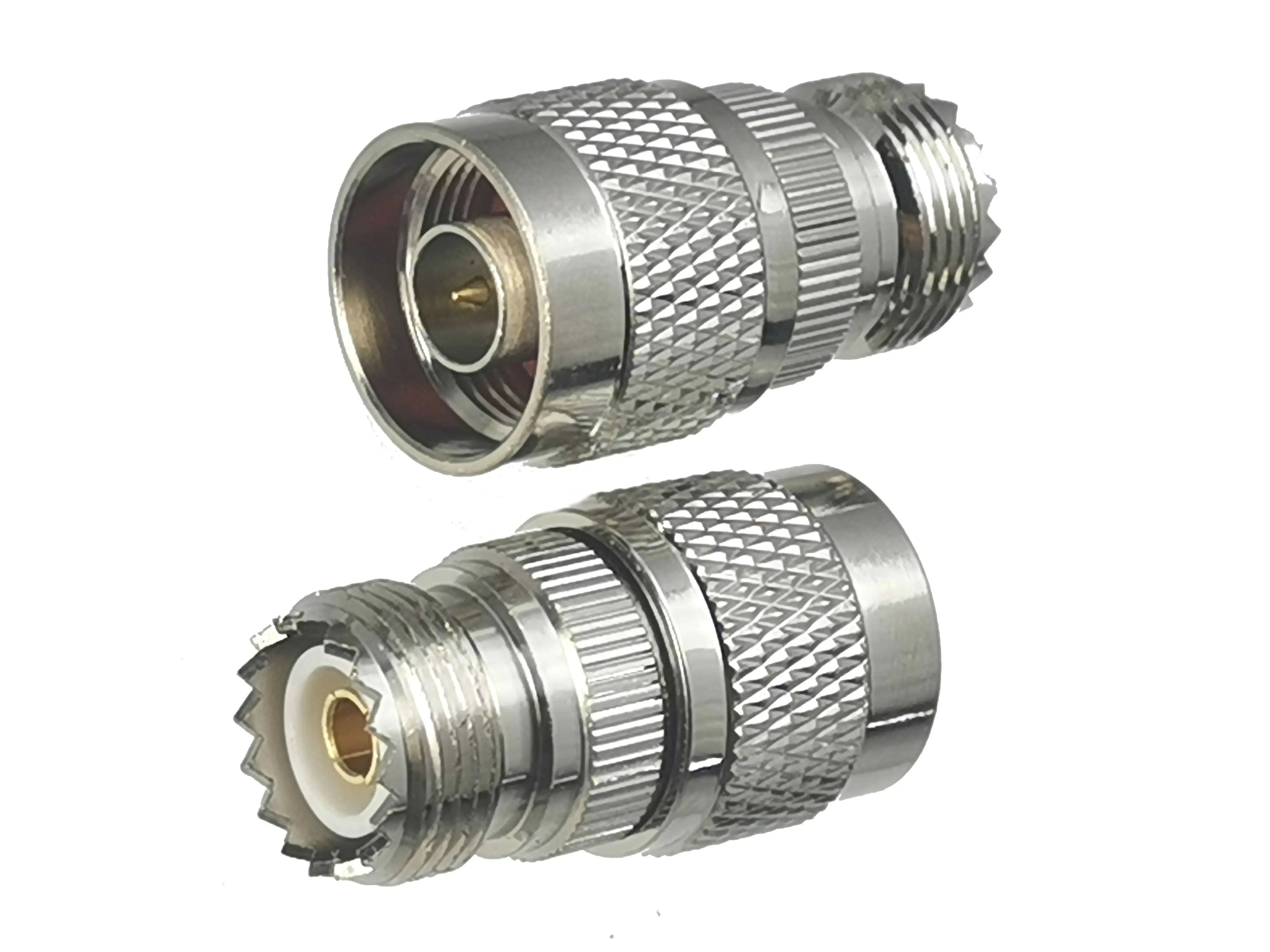 10pcs Connector Adapter N Male Plug to UHF SO239 Female jack RF Coaxial Converter Straight New