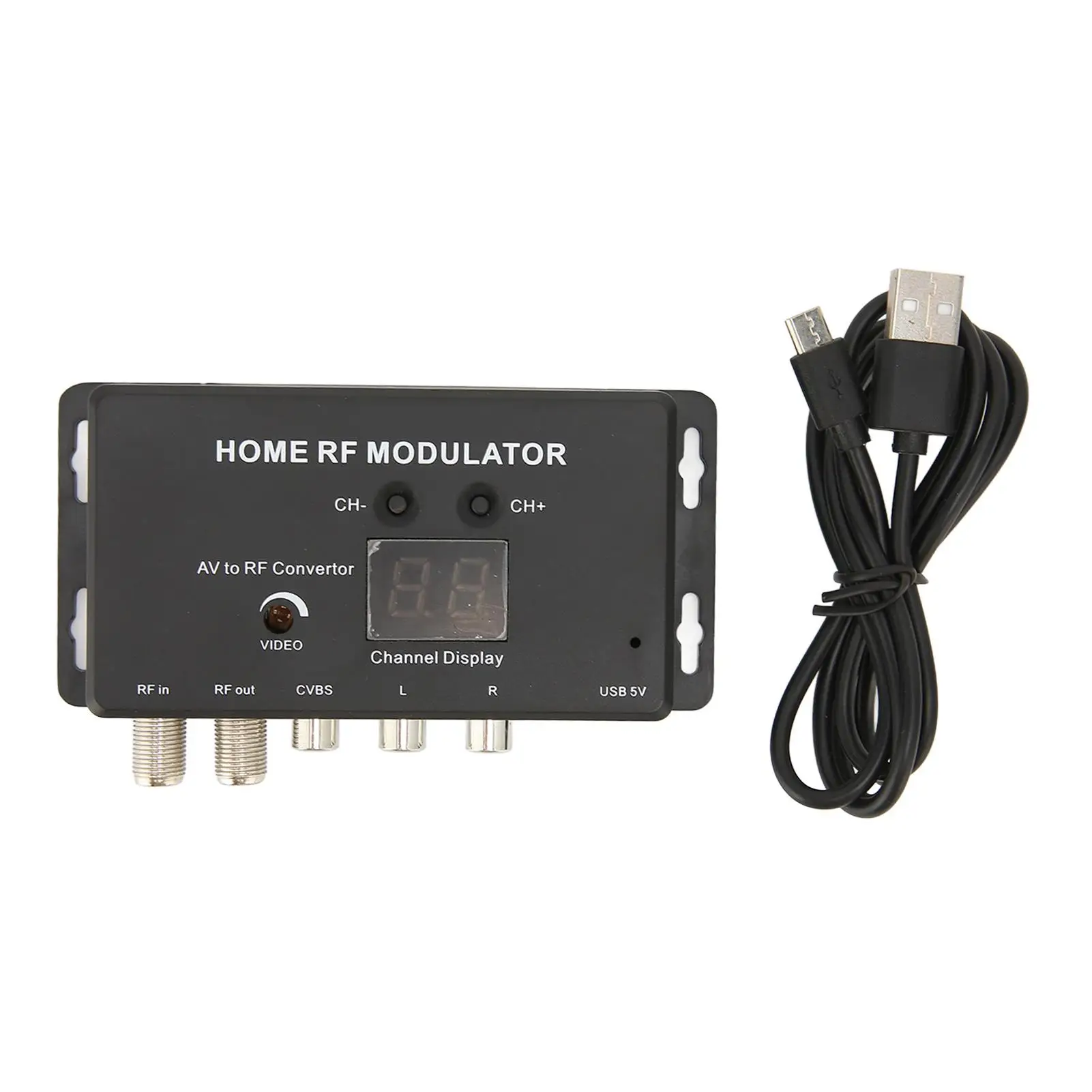 Professional for av to RF Converter TV Link Modulator for Seamless for av Source Connection
