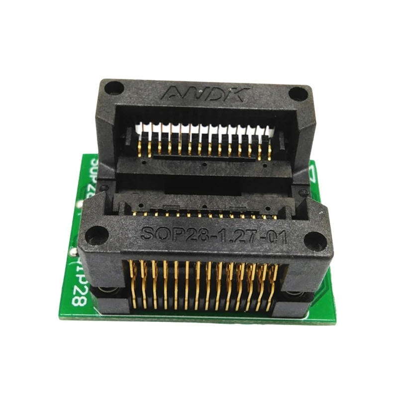 SOP28-1.27 SOP28 Package SOP28 to DIP28 Programming Adapter Test Socket 1.27mm Pitches 300mil SSOP28-1.27 OTS28(28)-1.27 H8WD