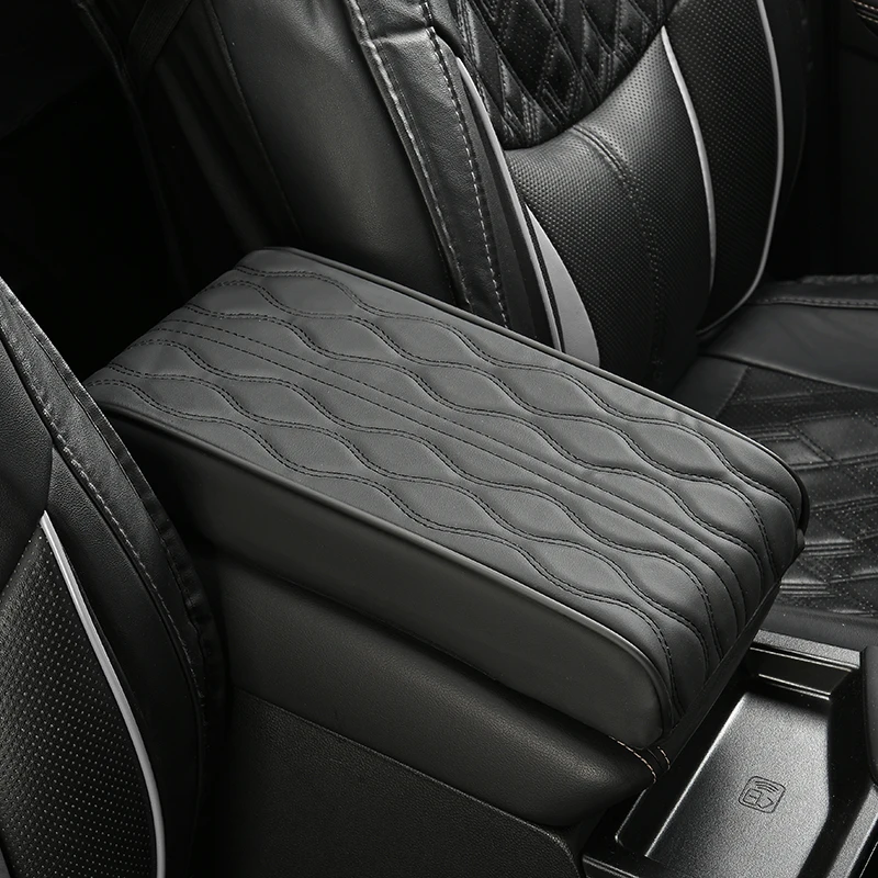 PU leather universal style car armrest pad for CHEVROLET Cruze Blazer Captiva Camaro Aveo Malibu Equinox car accessories