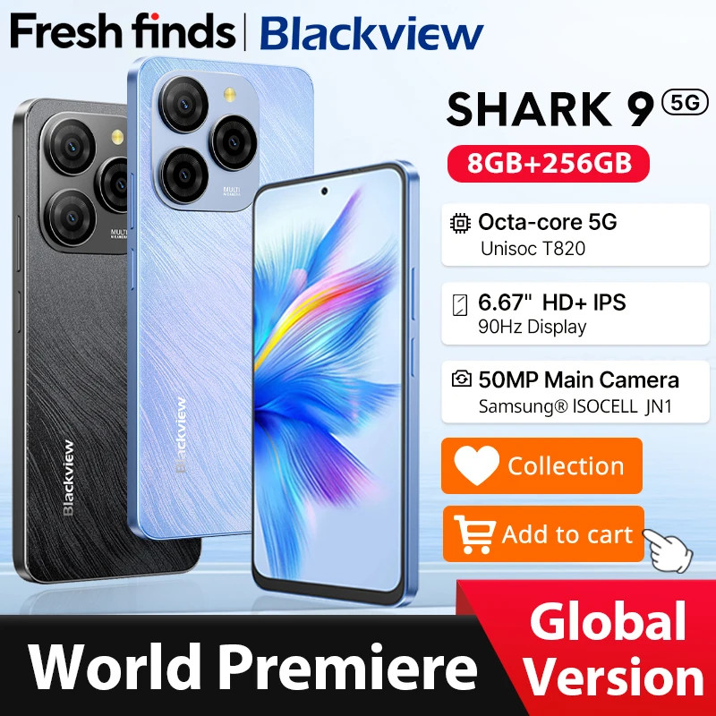 Blackview Oscal Tiger 13 5G Smartphone 6.67 inch 90Hz IPS Display NFC 5000mAh Unisoc T760 256GB 50MP AI Camera Mobile Phone