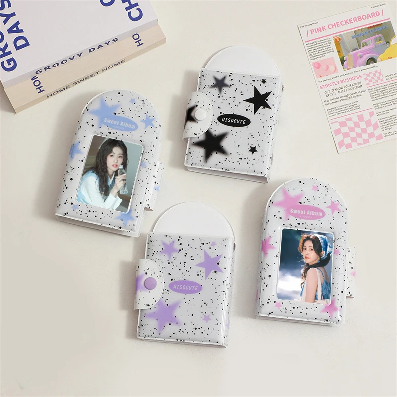 Kpop Binder 3 Inch Photo CardAlbum Photo Postcard Album Organizer Book Idol Collector Card Storage Card Photocards Holder