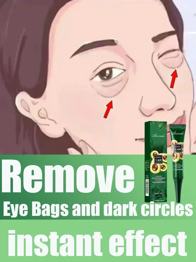 Anti Dark Circles Eye Bags Instant Remove Wrinkles Puffiness Fade Eye Fine Line Tighten Whiten Under Eyes Skin Care
