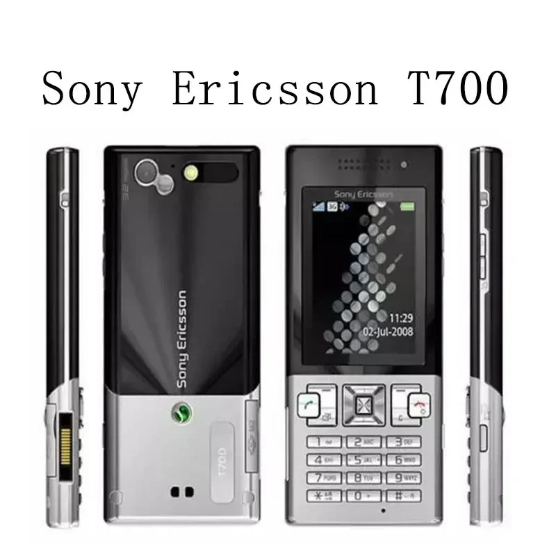 Sony Ericsson T700 Original Unlocked Mobile Phone 3G Java FM 64MB RAM 2MP Camera Cell Phone