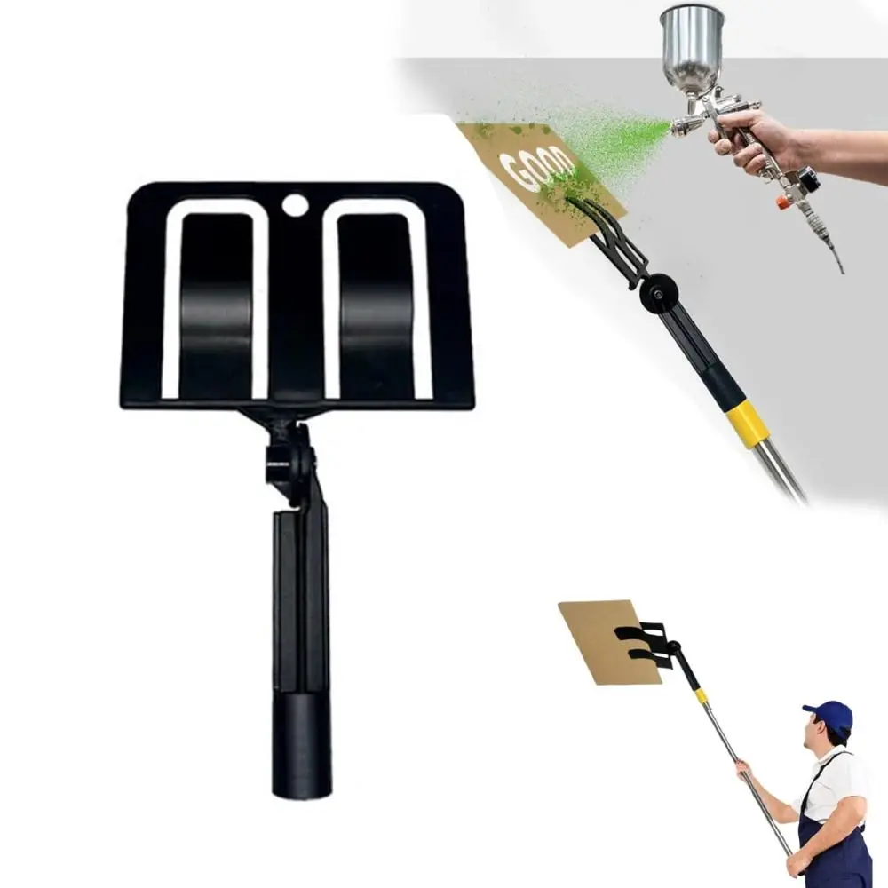 Adjustable Angle Spray Shield Holder Set Plastic Durable Spray Paint Shield Holder With Pole Cardboard Spray Shield Holder