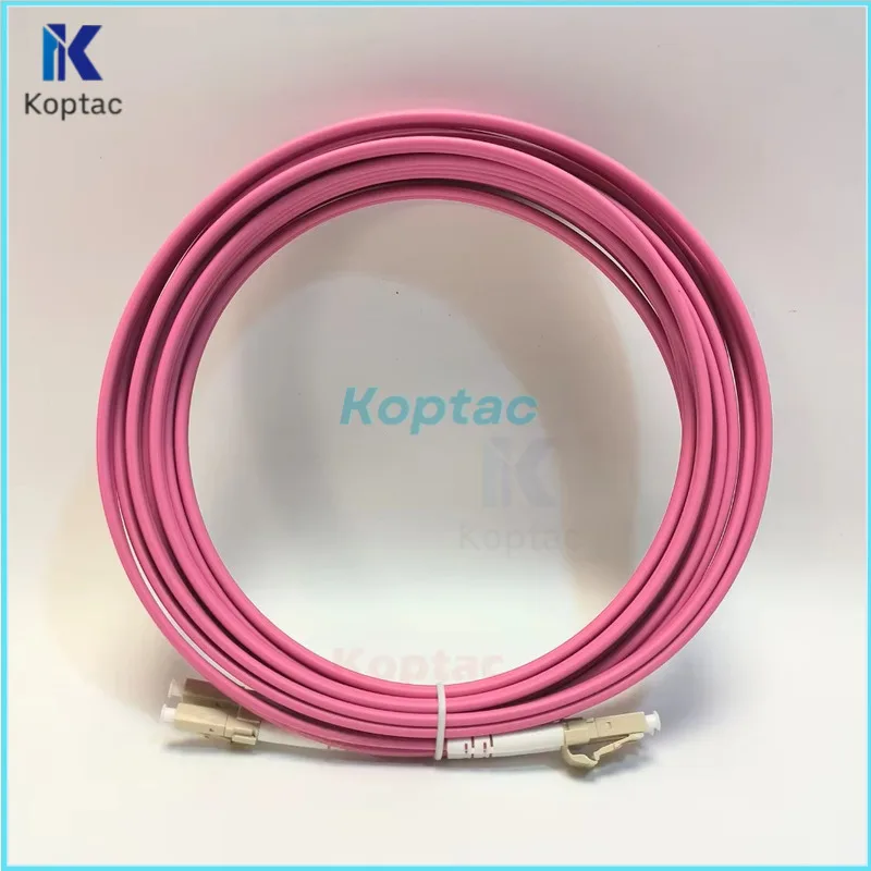 10pcs/lot LC-LC Multi-mode OM4 Fiber Patch Cord Cable Multimode Duplex Fiber Optical Jumper 1M/2M/3M/5M Wholesale