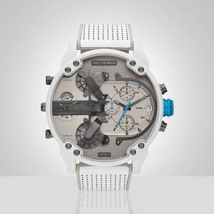 DZ Men's Watch Fashion Large Dial European and American Style Steel Belt Watch Sports Belt Quartz Watch Hair Collection