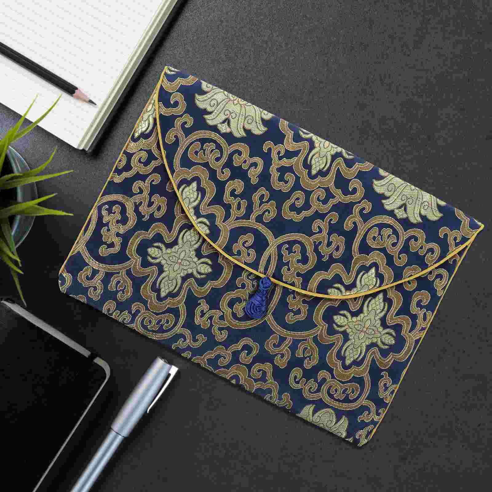 Scripture Storage Bag Small Gift Pouch Jewelry Wrapping Pencil Quran Cover Case Cloth File Organizer Delicate